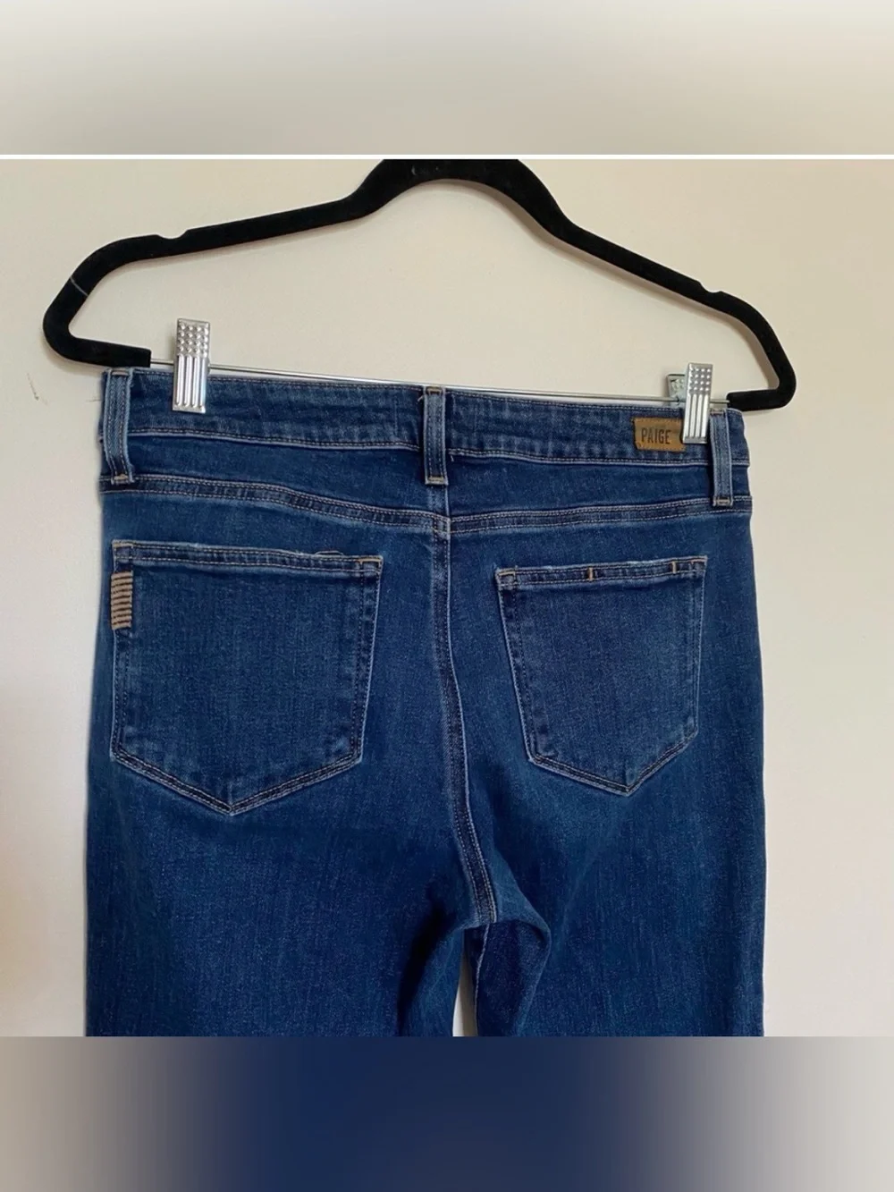 ✨🌿 Paige Brigitte Boyfriend Jeans 29 Merley Destructed Denim - Picture 7 of 8